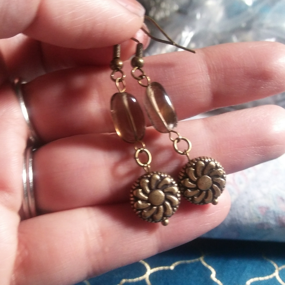 SMOKEY QUARTZ EARRINGS